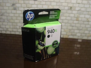 Genuine HP 940XL Black Inkjet Print Cartridge Ink New Sealed 2019 C4906AN - Picture 1 of 4