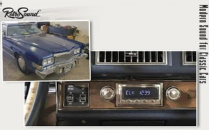 für Cadillac Eldorado 1974 1975 1976 Oldtimer Auto Radio DAB+ UKW Bluetooth AUX - Picture 1 of 10