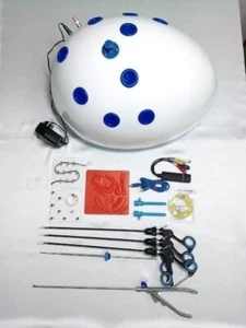 laparoscopic endo trainer simulator box hd camera training instruments set 14pc - Picture 1 of 7