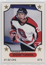 1991-92 7th Inning Sketch OHL Zbynek Kukacka #306