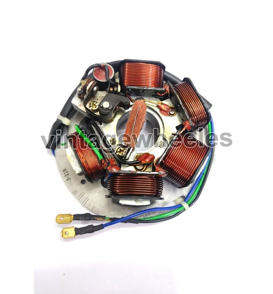 Vespa P125X, tipo puntos P150X, placa de estator de 12 voltios Foto 1 de 4