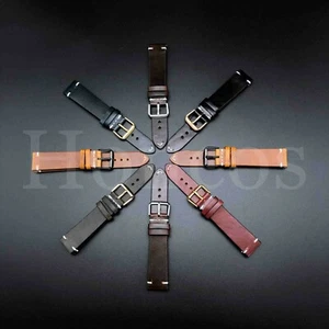 18-24 mm Reloj Genuino Cuero Suave Correa Correa Marrón Negro Se Adapta a IWC Pilot - Imagen 1 de 61