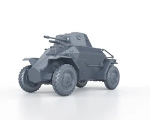 WWII HUNGARIAN - 39M CSABA ARMORED CAR 3D Printed Model 1/48 1/56 1/72 1/87 - Picture 1 of 5