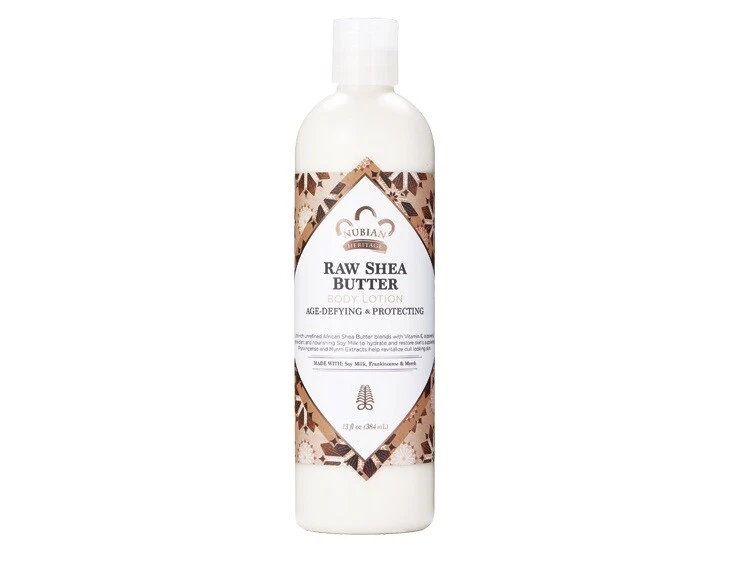 Body Lotion Raw Shea and Myrh 13 OZ By Nubian Heritage - Image 1 of 1