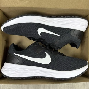 Nike Revolution 6 Trainers Black White Iron Grey Size UK8.5 EU43 DC3728-003 - Picture 1 of 14