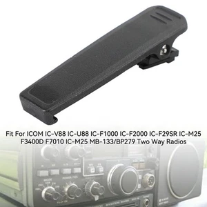 1X Clip Da Cintura Belt Per IC-V88 IC-U88 IC-F1000 IC-F2000 Walkie Talkie T9 Y - Zdjęcie 1 z 10
