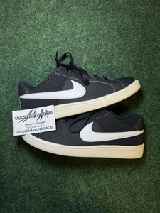 Nike Court Royale Womens Size 8.5 Black White Athletic Running Shoes Sneakers - Picture 1 of 13