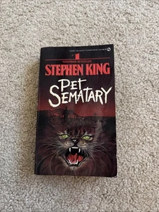Stephen King Pet Sematary Vintage Paperback 1984 Signet Horror Novel Book - Picture 1 of 4