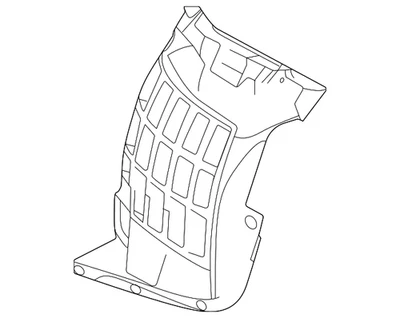 Forro de para-lama Land-Rover Ft genuíno LR129842 - Imagem 1 de 2