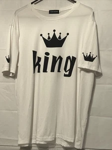 FANCYQUBE King 2XL Hemd weiß schwarz Krone - Bild 1 von 9