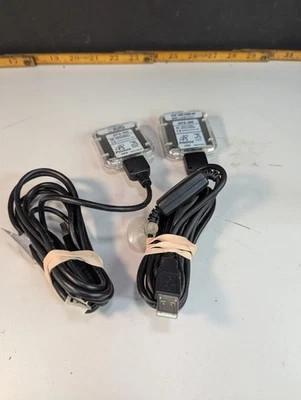 2 MICROSOFT GPS 360 Receiver PN 360-1000-02 USB Cable Pharos USA - Image 1 of 3