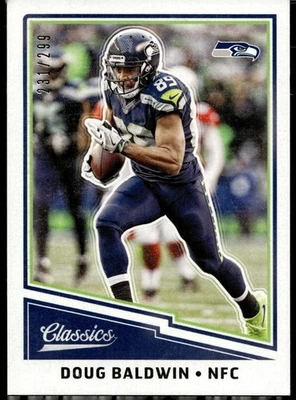 2017 Panini Classics Red Back #97 Doug Baldwin /299 - Image 1 of 2