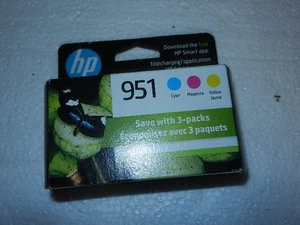 NUEVO OEM Genuino HP 951 std Color Cartucho de Tinta Juego exp. 10/26 hp951 tricolor tri - Imagen 1 de 8