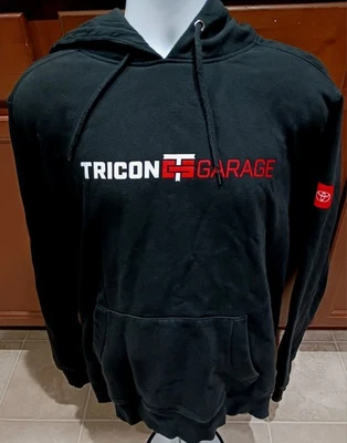 Camisa con Capucha TRICON Garage Toyota Team Emitida 2XL NASCAR Heim Gris Breidinger  Foto 1 de 4