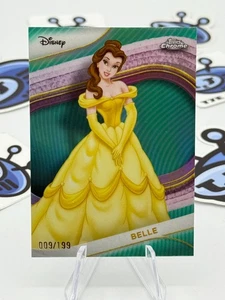 2025 Topps Chrome Disney Belle Aqua Refractor 9/199 # 125 - Bild 1 von 2