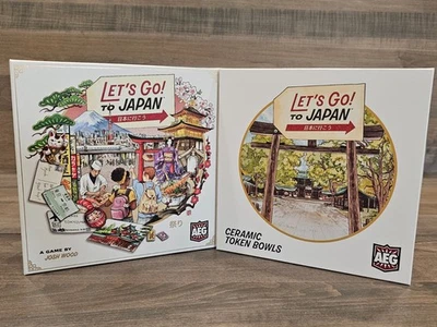 AEG Let's Go to Japan Board Game Kickstarter Exclusive Great Price Ceramic Bowls - Image 1 of 4