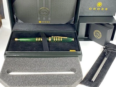 CROSS 175 ANNIVERSARY “LIMITED EDITION” TOWNSEND GREEN &23K GOLD ROLLERBALL PEN - Image 1 of 4