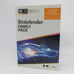 Bitdefender Family Pack for up to 15 Devices for 1 Year Android/Windows/Mac/IOS - Picture 1 of 13