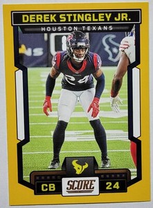Derek Stingley Jr 2023 Panini Score Gold #4