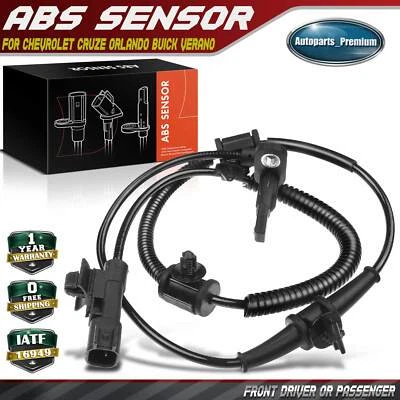 Front LH or RH ABS Wheel Speed Sensor for Chevrolet Cruze Orlando Buick Verano - Image 1 of 4