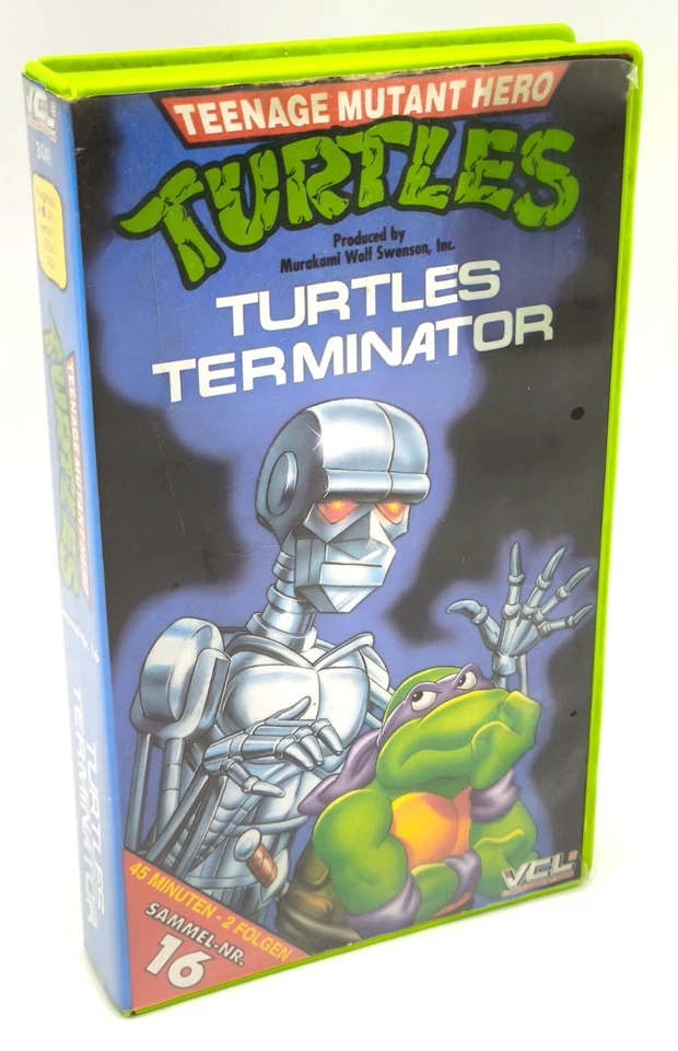 Turtles Terminator VHS Nr. 16 Videocassette Kassette Teenage Mutant Hero 1992 - Bild 1 von 4