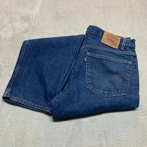 Vintage Levis 505 Jeans Mens 36x32 Blue Regular Fit Straight Leg 90's Y2K - Picture 1 of 9