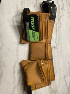 Leather tool Belt 50” AWP dual Hammer - Picture 1 of 4