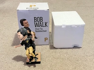 Bob Walk Chair-Tip Bobblehead 2017 SGA Giveaway Pittsburgh Pirates 2017 NEW NIB - Picture 1 of 17
