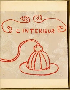 L'INTÉRIEUR - EDOARDO SANGUINETI / ENRICO BAJ - GRAF. UNO 1966 - FIRMATO ARTISTI - Imagen 1 de 6