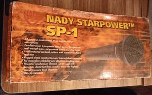 Microphone Nady SP-1 Dynamic Cable Professional Microphone in Box never used - Picture 1 of 12