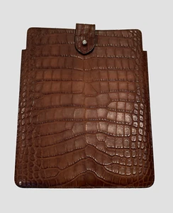 Ralph Lauren Purple Label Made in Italy Alligator Crocodile Ipad Case $5500 - Picture 1 of 5