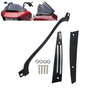 Aluminum Split Windshield Trim Kit For Harley for Touring Road Glide 2015-2017 T - Picture 1 of 8