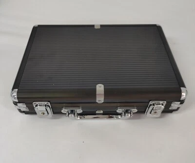 JUEGO VALIGETTA  DA POKER TEXAS HOLD'EM CON CARTE,FICHES E TIMER MILAN X94 - Immagine 1 di 4