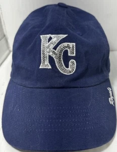 Cappello berretto KC Royals Kansas City blu preferito dai fan cinturino posteriore MLB baseball sport - Foto 1 di 6