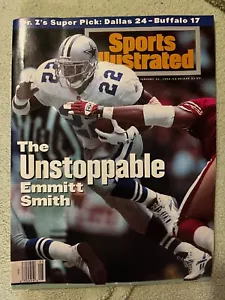 Vintage Sports Illustrated magazine from January 31, 1994 Emmitt Smith on cover - Picture 1 of 2