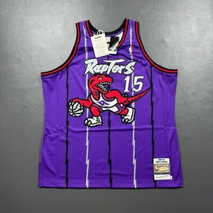 100% Authentic Vince Carter Mitchell Ness 98 99 Raptors Jersey Size 56 3XL Mens - Picture 1 of 7