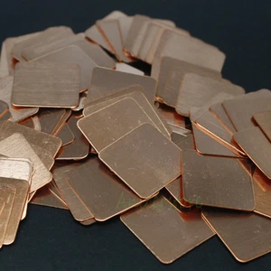 100X 15mm*15mm*0.1mm Thermal Pad Copper Shim Heatsink For Laptop GPU Chipset IC - Picture 1 of 4