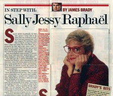 Sally Jessy Raphael rare collection 3 clippings 1987-89; Archive of the Eighties