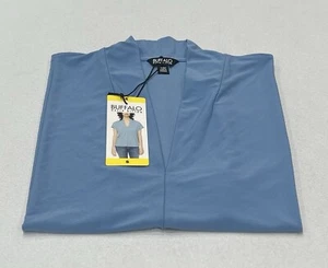 Buffalo David Bitton Women's Knit V-Neck with Cap Sleeve Blouse, Old Blue, S - Picture 1 of 2