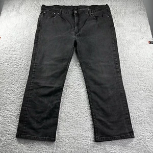Jeans Levi's 514 Nero Uomo 48x30 Vestibilità Dritta Elasticizzato Clean Fade Goth Retrò - Foto 1 di 11