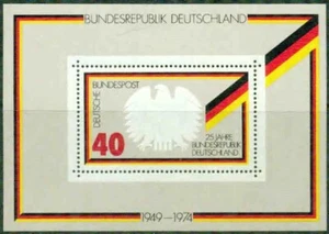 GERMANY (GFR) -1974–25TH ANN, OF REPUBLIC -VF** - Picture 1 of 1