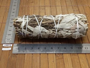 Gros bouquet Bio SAUGE BLANCHE de californie et LAVANDE fagot 20-25g 10cm encens - Picture 1 of 2