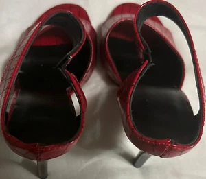 WOMEN' PEEP TOE STILETTO SANDALS, FASHION SLIP ON THIN HIGH HEELS SIZE 6,CN"37" - Picture 1 of 3