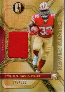 2022 Panini Gold Standard Newly Minted Memorabilia Tyrion Davis-Price Jersey/399 - Picture 1 of 2