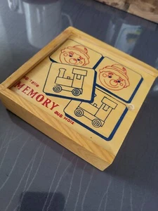 Memory Aus Holz 16 Teile In Holzbox Für Kinder - Bild 1 von 6