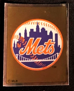Pegatina vintage con el logotipo del equipo de los Mets de Nueva York 1988 *Envío gratuito - Imagen 1 de 2