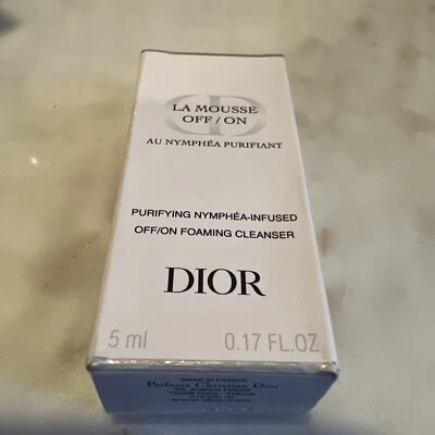 Dior La Mousse OFF/ON Foaming Face Cleanser .17fl oz/5ml TRAVEL SIZE #2G02 - Image 1 of 4