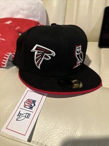 New Era 59FIFTY OVO NFL Atlanta Falcons Black 7 3/4 October's Very Own 14164996 - Picture 1 of 7