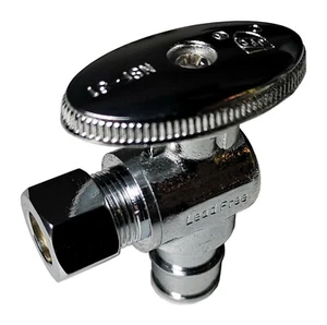 XFITTING 2 Pcs 3/8 OD Compression x 1/2 Pex A Angle Valve, Expansion Angle Valve - Picture 1 of 6