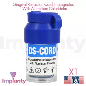 Cavo retrazione gengivale DS-Cord dentale alluminio impregnato filo 285 cm - Foto 1 di 3